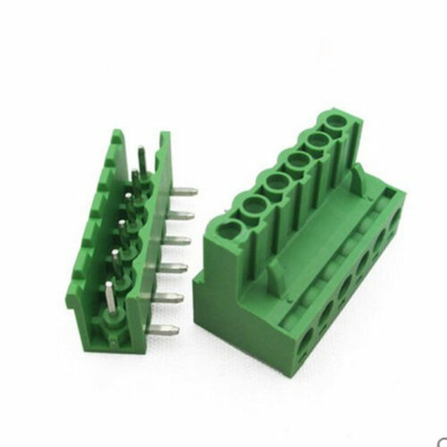 Green Connector PCB Mount 6 pin